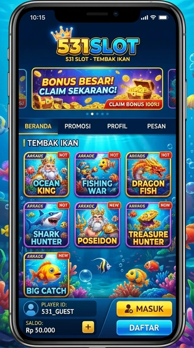 Pratinjau antarmuka 531slot — aplikasi APK resmi Android v1.9.5